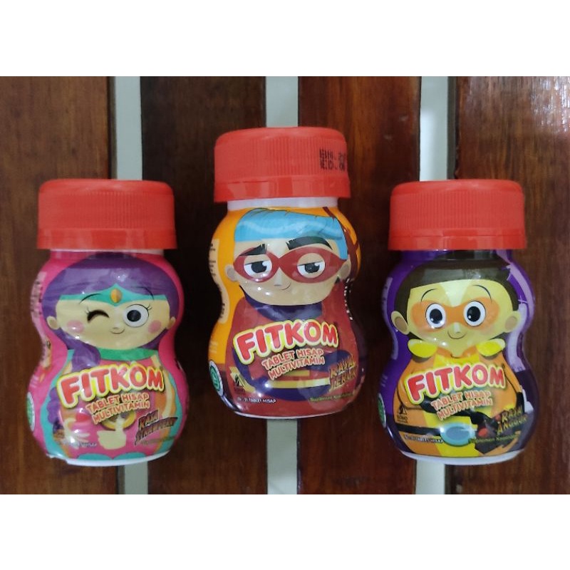Fitkom 21 Tablet Isap / Nafsu Makan / Multivitamin / Tumbuh Kembang Anak