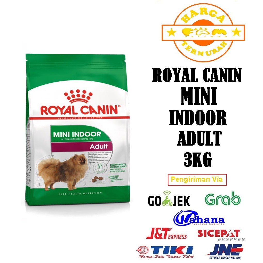 Royal Canin Indoor Life Adult 3 Kg - Makanan Anjing / Dog Food