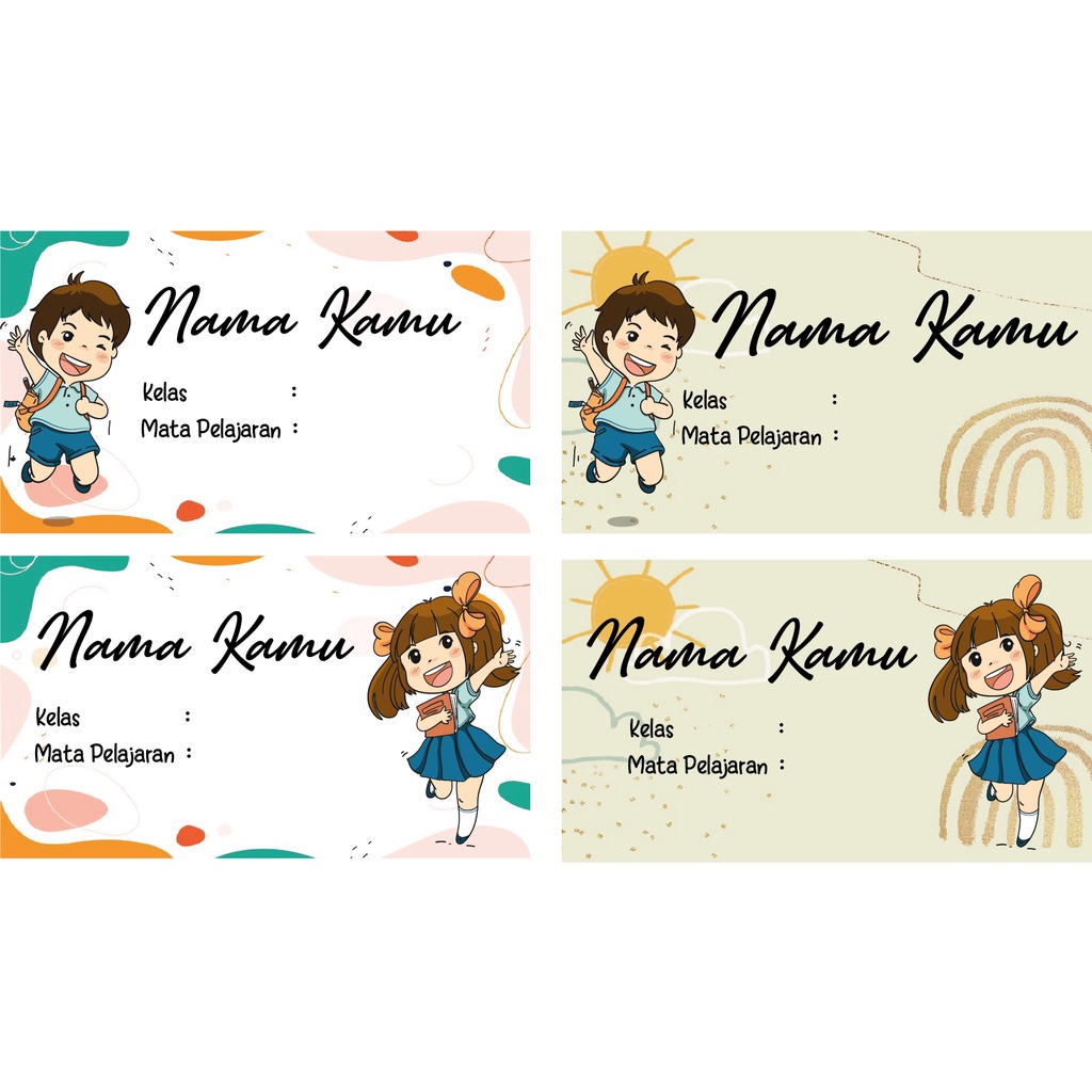 

STIKER LABEL MAPEL V.1