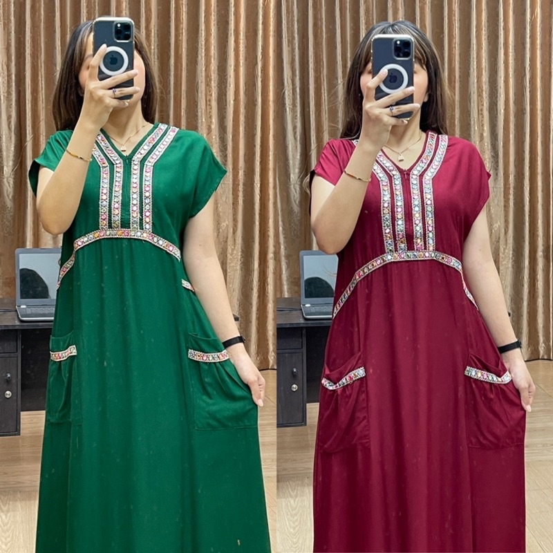 Daster Arab Dolce NATASYA Long Dress Rayon Ori By Dolce