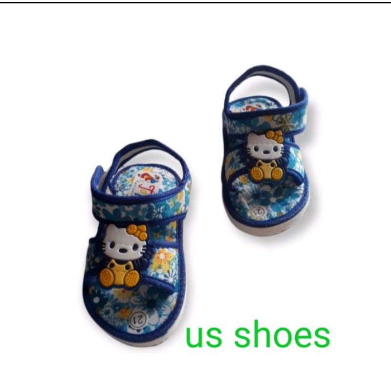 sandal anak perempuan/sandal bayi tali belakang/sandal tali L