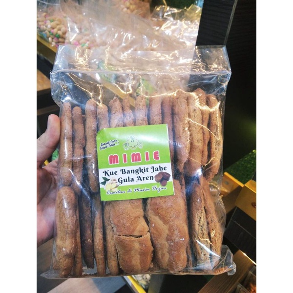 

Kue bangkit jahe gula aren