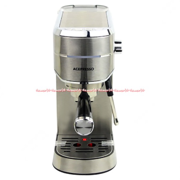 Acepresso Espresso 1L Maker Mesin Pembuat Kopi Ekspreso Coffee Maker 15 Bar Bahan Stainless Steel Silver Ace Presso 1Litter