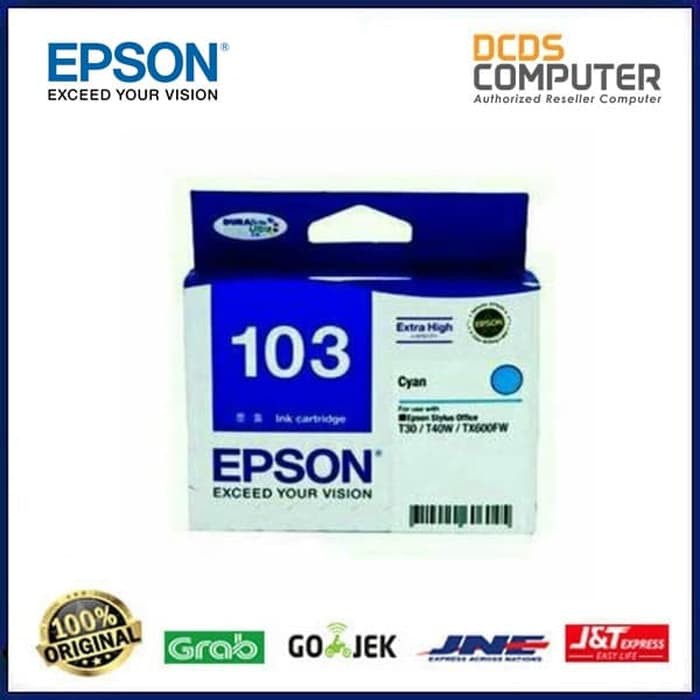 JOM0154 Tinta Epson 103 Blue TX550W- T30- T40W- TX510FN- TX600FW-