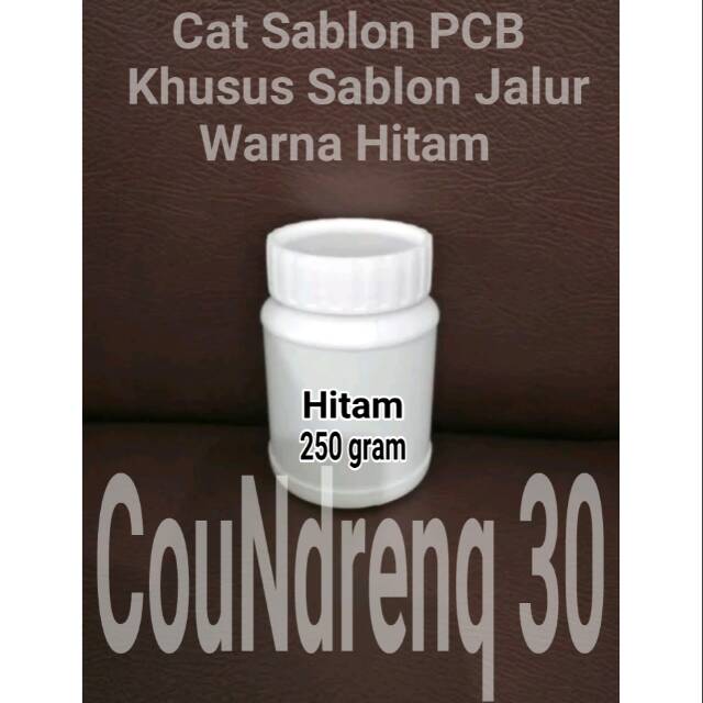 Cat Tinta Sablon Pcb Warna Hitam 250 Gram