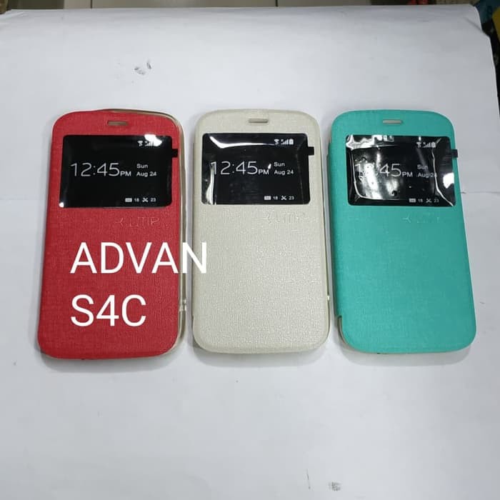 ADVAN S4C sarung flip cover ume/ sarung model buku MANTUL