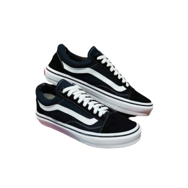 V4NS OLDSKOOL BLACK WHITE CLASIC SEPATU SNEAKERS PRIA SNEAKERS WANITA SEPATU SNEAKERS  IMPORT