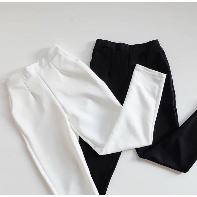 CELANA BASIC SCUBA / CELANA PANJANG PEREMPUAN / BAWAHAN PEREMPUAN / BASIC PANTS