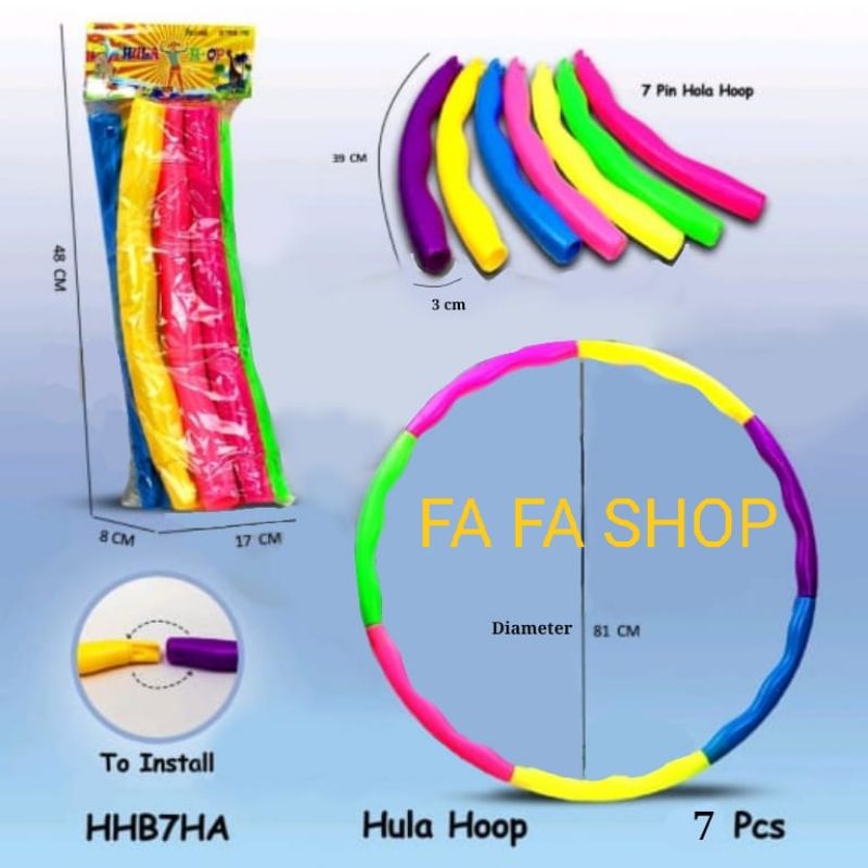 HULA HOOP BESAR / HULA HOOP JUMBO / HULA HOOP DIAMETER 81 / HULA HOOP HHB-7 HA