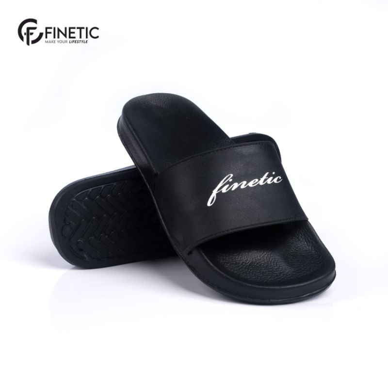 Finetic Sandal Slop Finetic Z 12 Slide Slip on Ringan Anti Licin-4
