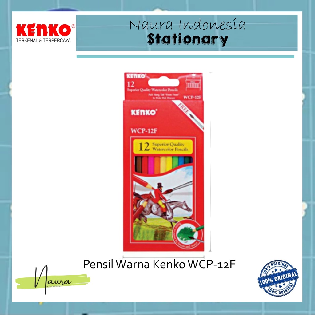 

PENSIL WARNA KENKO WCP-12F | KENKO 12 WARNA WCP-12F | KENKO WCP-12F