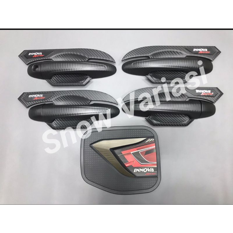 Paket outer handle tank cover all new innova 2016 2018 2020 carbon doff  jsl