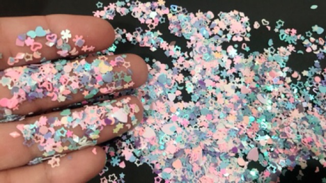 glitter nail art glitter slime glitter heart scrapbook star hollow