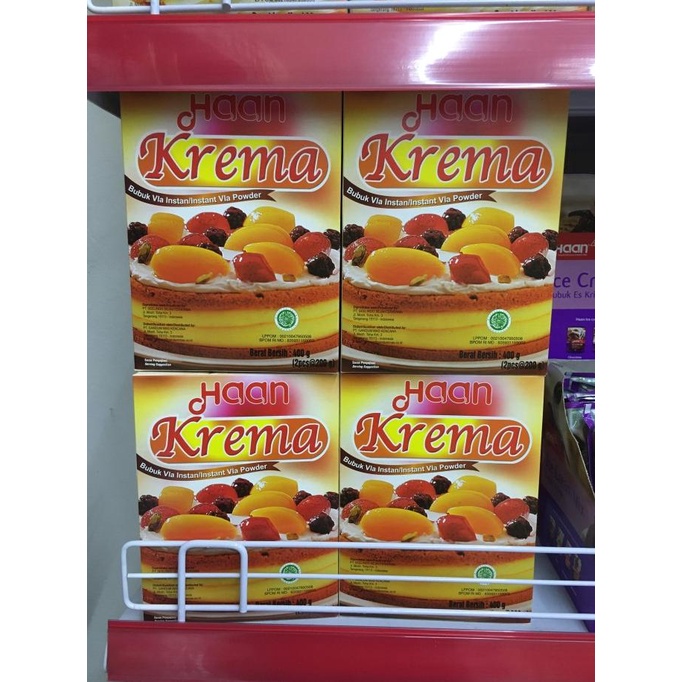 

PROMO HAAN KREMA CUSTARD MIX BUBUK VLA INSTAN/VLA POWDER 400gram