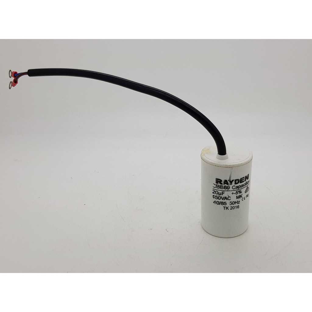 20 uf - 450V Kapasitor (Capacitor) Kabel RAYDEN (Spare Part Pompa Air)