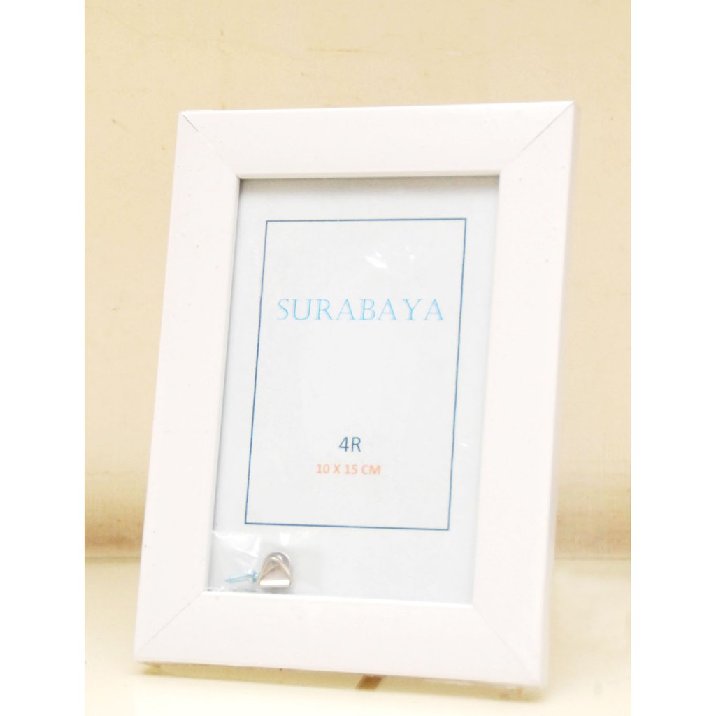 Frame Ukuran 4r Putih Press Pigura Bingkai Foto Shopee Indonesia