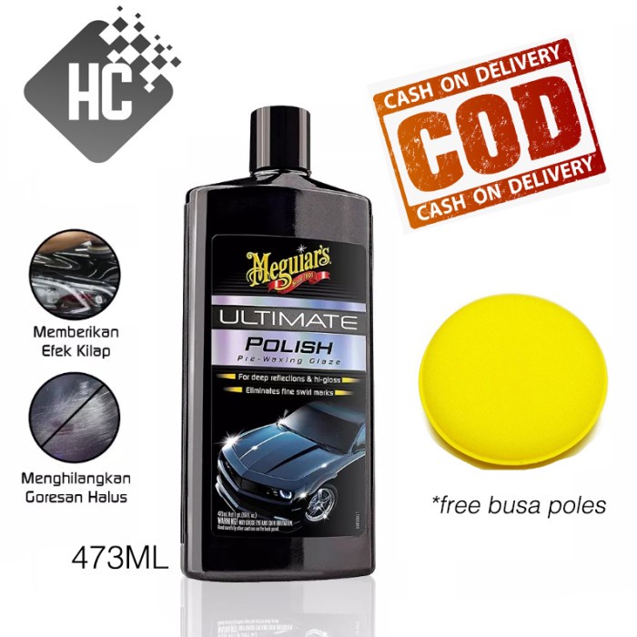 BISA COD Meguiars - Meguiar'S Ultimate Polish  Penghilang Baret Mobil TERBATAS