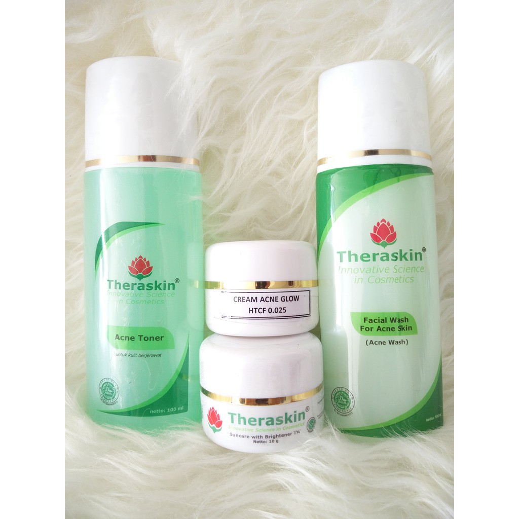 Theraskin Original Paket Acne Glowing Shopee Indonesia
