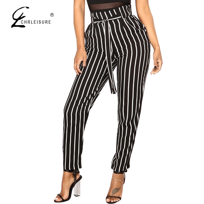 pants with vertical stripes