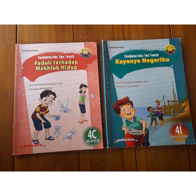 Buku.. Pendalaman buku teks tematik Kelas 4 C dan I Yudhistira