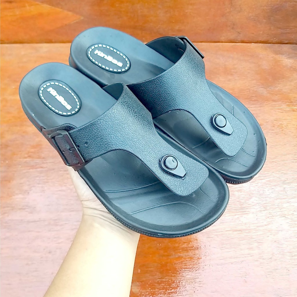Sandal jepit karet kinbos elastis tahan air sendal pria asli bahan import selop murah berkualitas