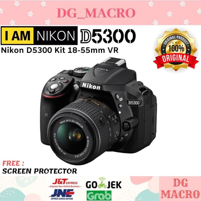 NIKON D5300 Kit AF-P 18-55mm VR - Garansi Resmi Nikon