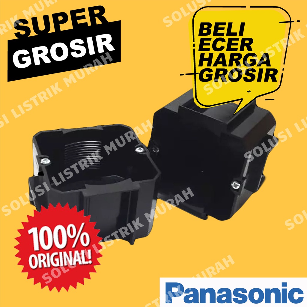 IB-DUS PANASONIC MANGKOKAN MOK TANAM MANGKOK TANAM BOX INBOWN IB DUS SEGI SAKLAR &amp; STOP KONTAK