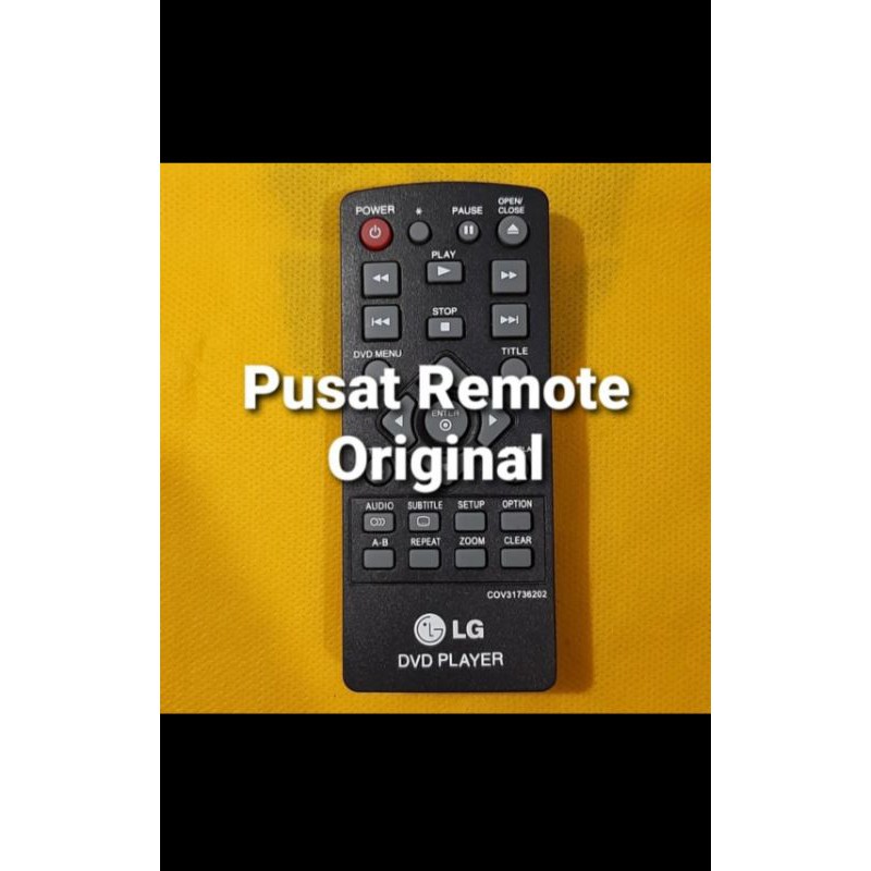 REMOTE REMOT DVD LG PLAYER AKB73896401 ORIGINAL ASLI