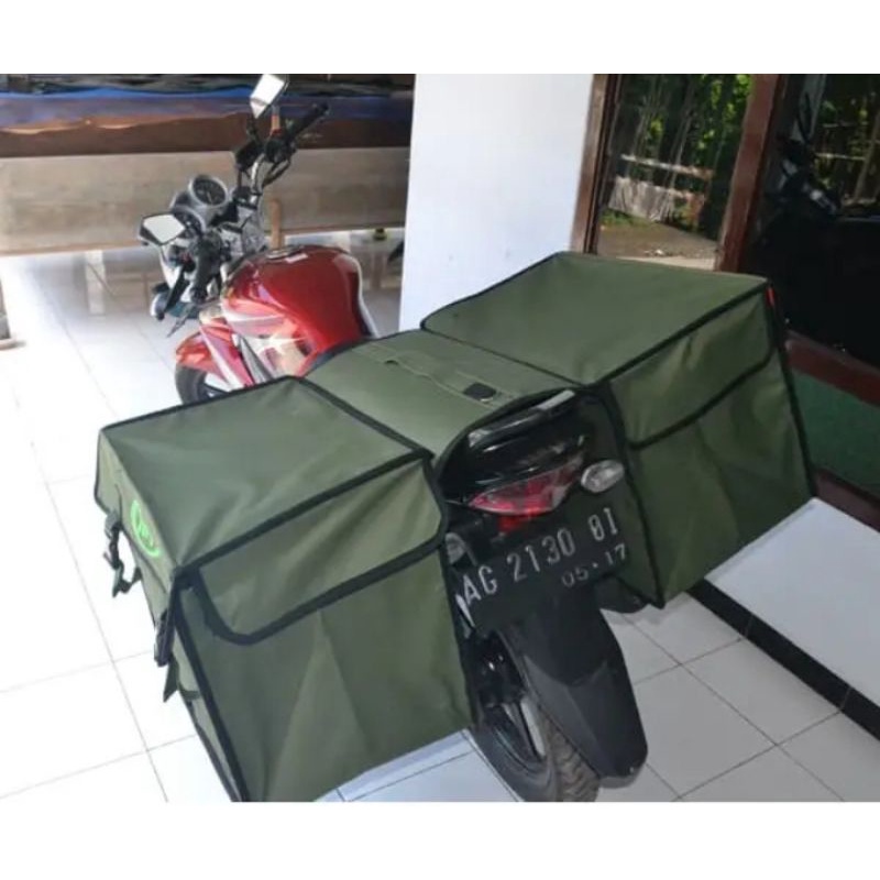 Tas Obrok Tas Kurir Keranjang Motor Super Kuat bahan D300