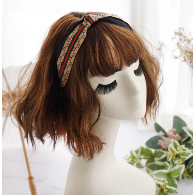 Bando Korea Motif Simpul / Bando Bandana Wanita Motif Batik Lyon