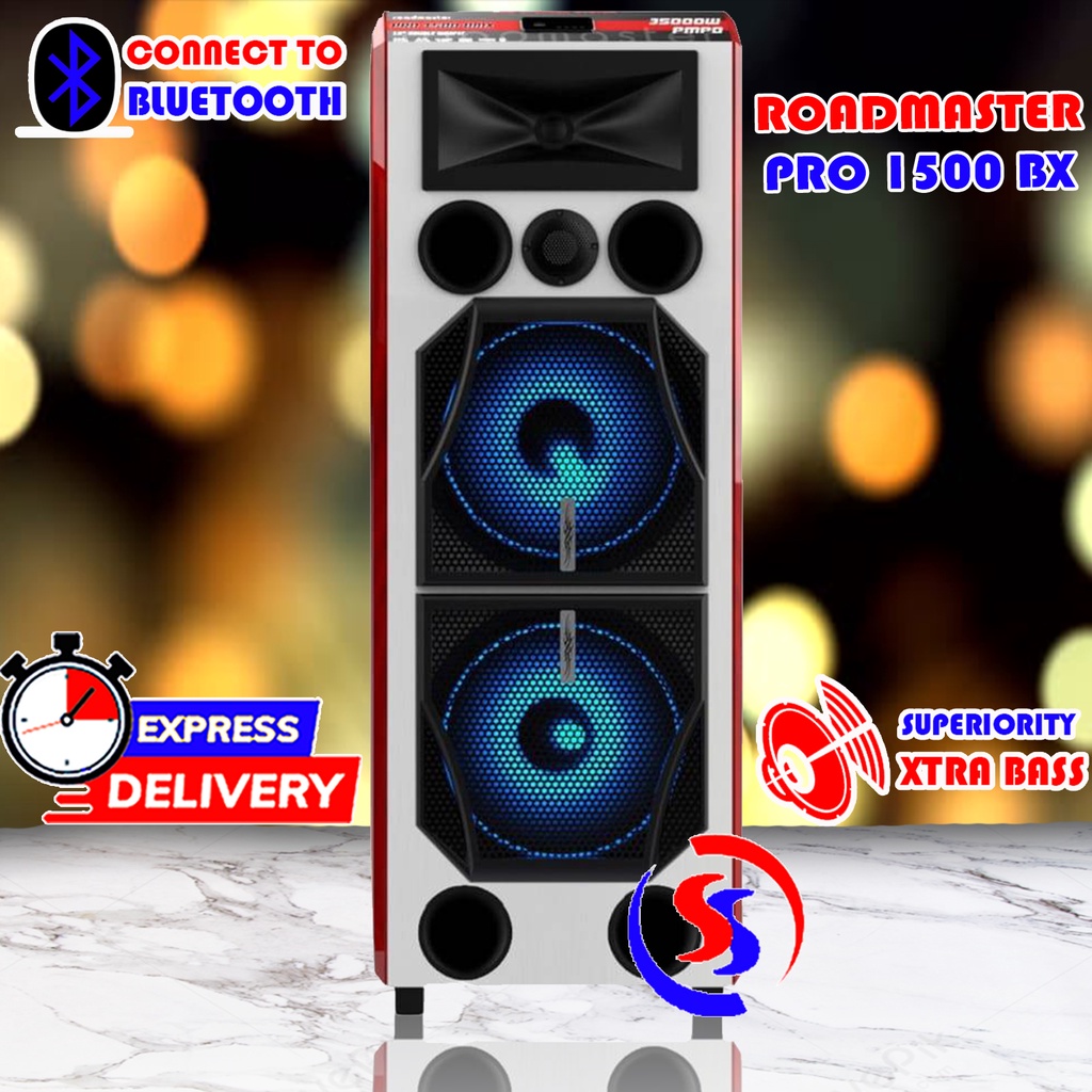 SPEAKER BLUETOOTH SUPER BASS ROADMASTER  PRO 1500 GARANSI RESMI KHUSUS JATIM