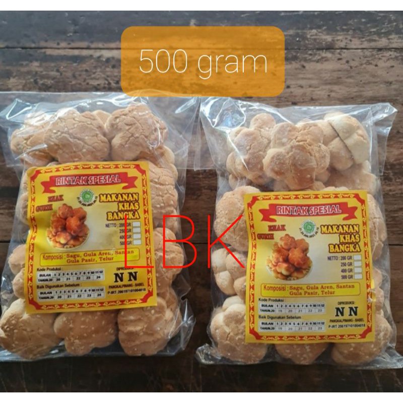 

Kue Rintak Spesial NN / Kue Bangkit Bangka 500 gram