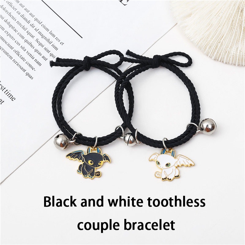 AZ193 Gelang Tali Couple Import Dengan Magnet Bracelet Pasangan Persahabatan