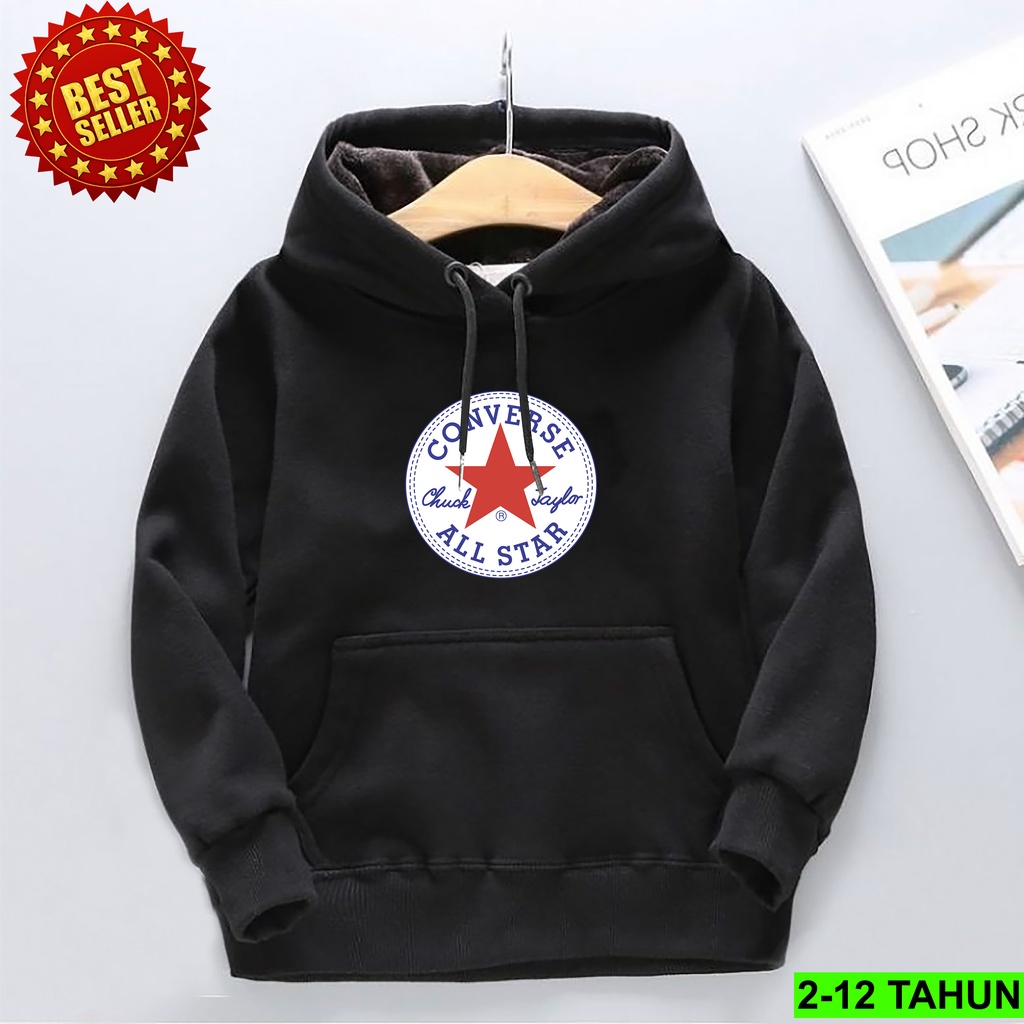 sweater hoodie anak usia 2 3 4 5 6 7 8 9 10 11 12 tahun / jaket switer anak cowok cewek / laki laki perempuan