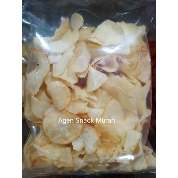 

KERIPIK SINGKONG ASIN 250gr/KRIPIK SINGKONG ASIN GURIH/SNACK KILOAN/CAMILAN MURAH