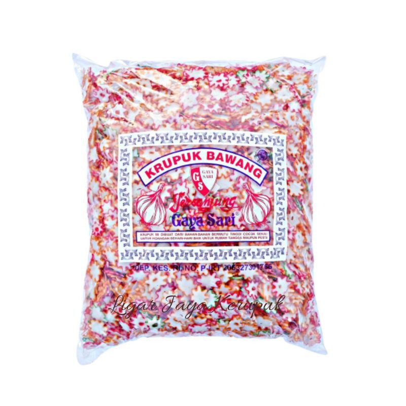 

1 KG KERUPUK BINTANG / KERUPUK BAWANG WARNA WARNI - MENTAH