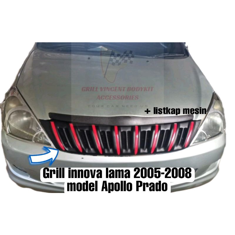 Grill kijang inova innova 2004 2005 2006 2007 2008 model apollo prado Gril