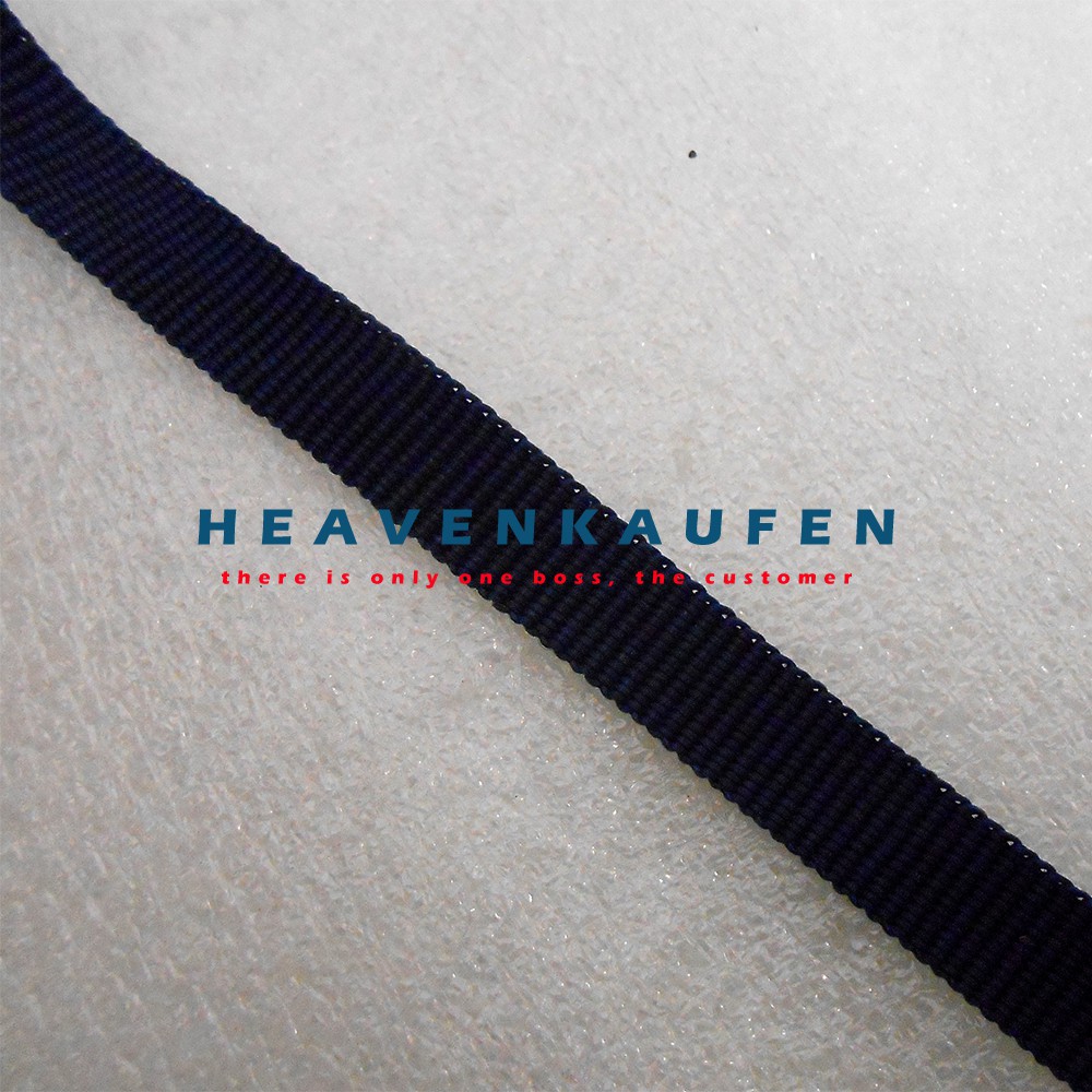 Tali Lanyard Lebar 1 cm Warna Biru Navy Dongker Meteran Murah