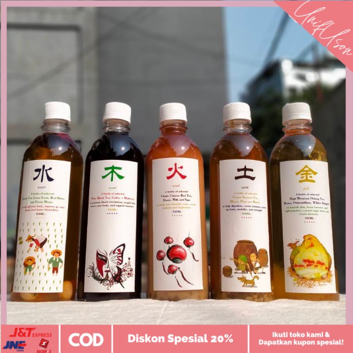 

⭐COD⭐ 5 Tea Element Teh - Earth