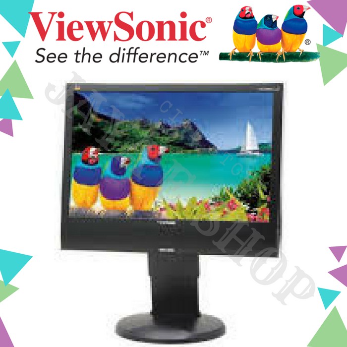 ViewSonic VG1930wm - LCD monitor - 19" WIDE [SECOND BEKAS] DVI+VGA+AUX