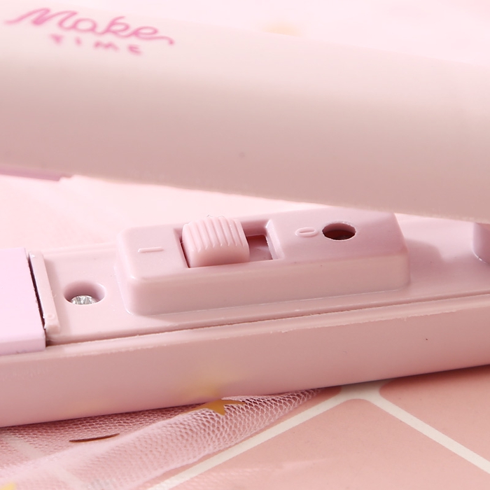 Catokan Mini Alat Catok Rambut Mini 2in1 Set Lurus dan Keriting Make Time Karakter-4