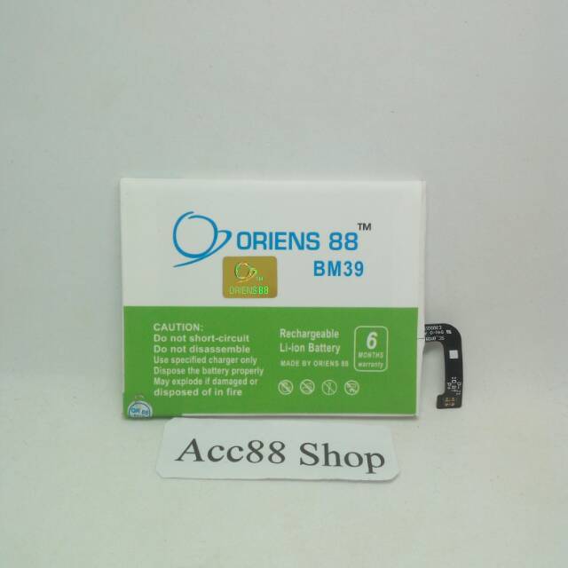 Baterai Batre Battery Double Power Xiaomi Redmi Mi 6 BM39 OR88/ Oriens88