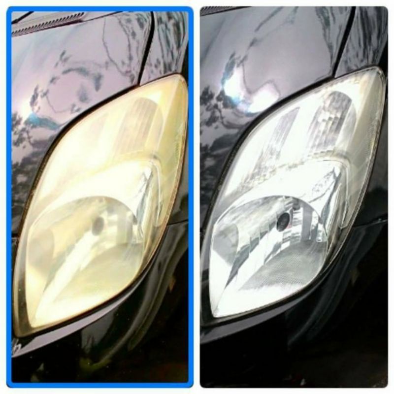 Headlight restorer mobil / pengkilap mika  lampu /headlamp polish