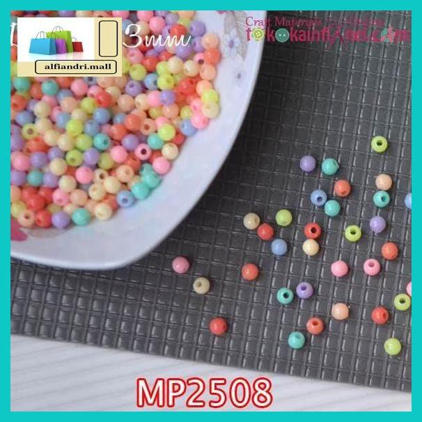

Ftr6Rt- Mp2508 5 Gram (+/- 90 Butir) Manik Plastik Bulat Kecil 3Mm Jg67T7-