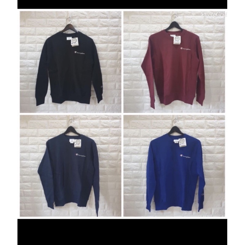 baju kaos pria champion crewneck