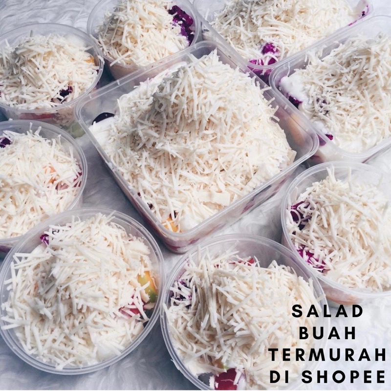 

SALAD BUAH / FRUIT SALAD HOMEMADE TOPING ALMOND