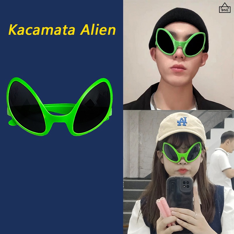 COD✨Kacamata NCT Bentuk Alien Untuk Perlengkapan Pesta/Kacamata Alien Lucu Untuk Festival / Pesta a.one