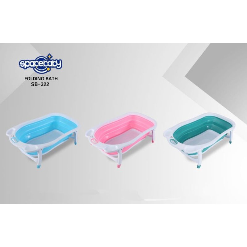 Spacebaby folding bath SB-322 bak mandi lipat bayi