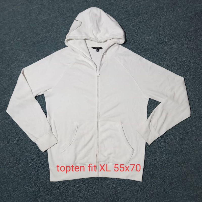 jaket Zip Hoodie second original topten/ Zip Hoodie bekas preloved branded topten. bukan dickies,jmb