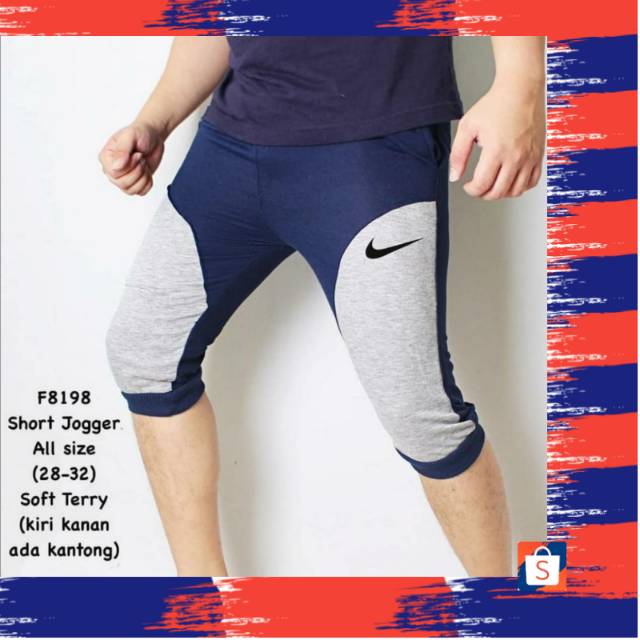 Celana Jogger Pria - Nike Biru "Abu"